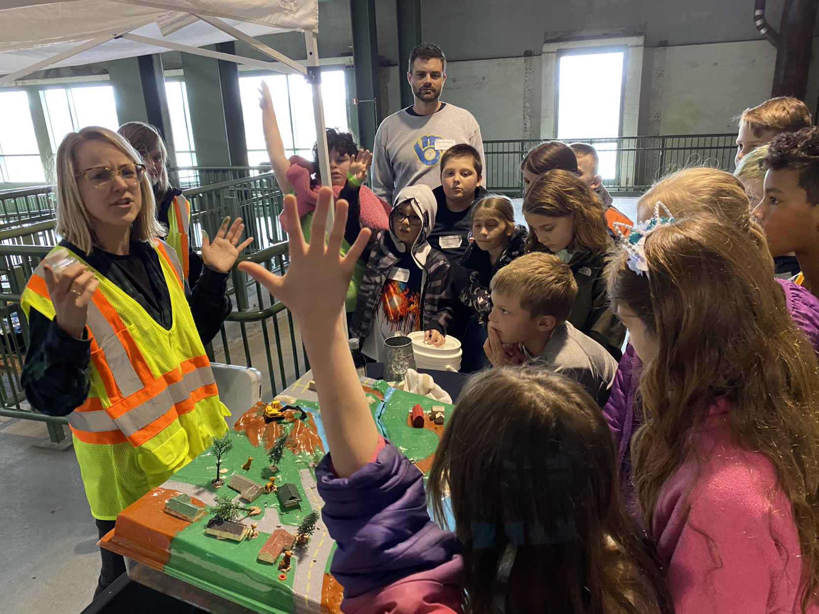 Kristi Heuser asks a question